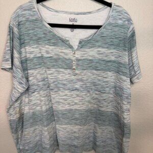 Croft and Barrow Plus Size Essential Top, Size 3X